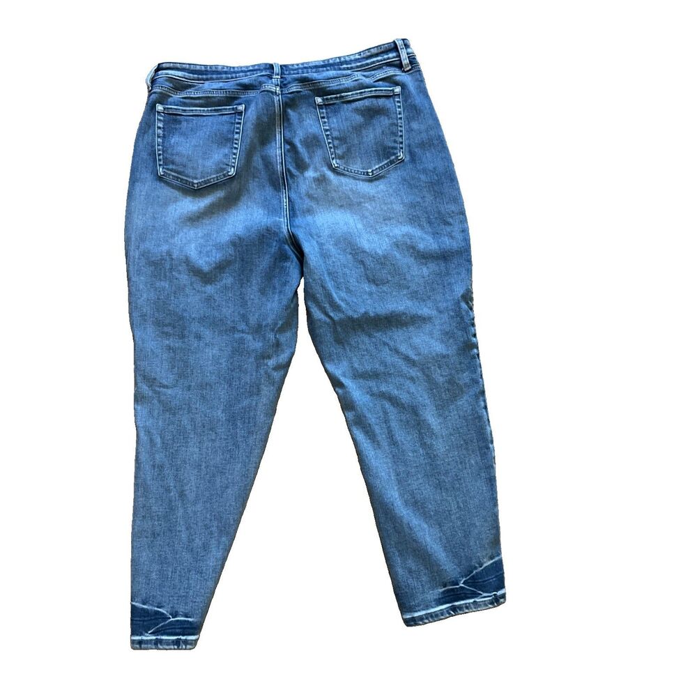 NYDJ Jeans Size 18 Boyfriend High Rise Torrent Peak Blue Lift Tuck - Picture 5 of 8